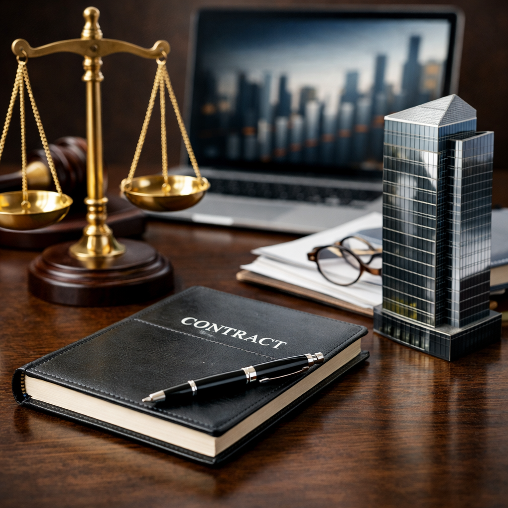 imagen de libros y balanza de justicia