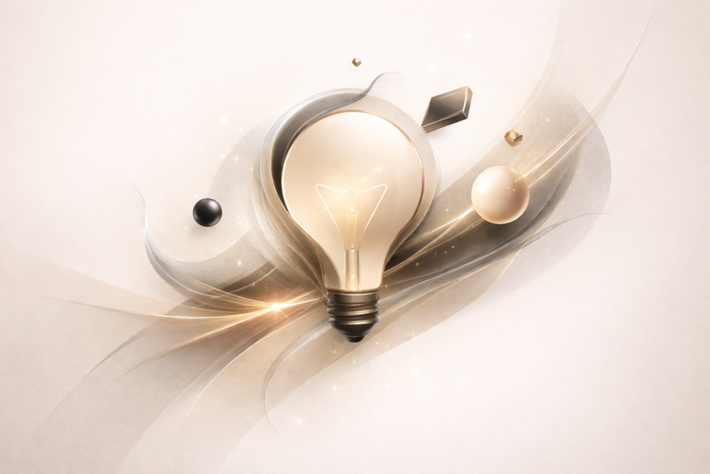 imagen de bombilla dorada