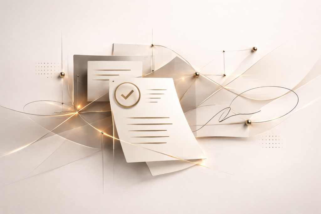 Imagen de contratos futuristas